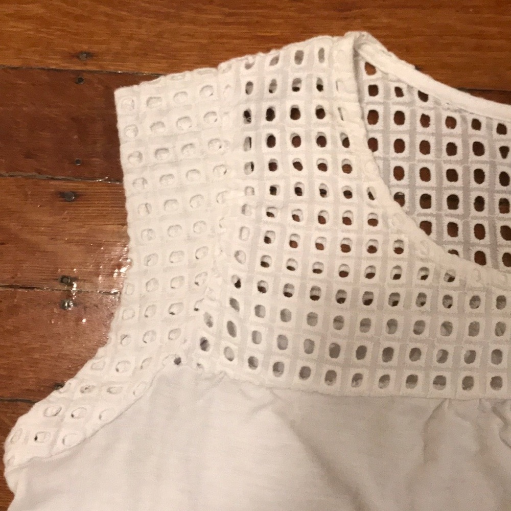 Lace patchwork short sleeve tee - Picture 2 of 5